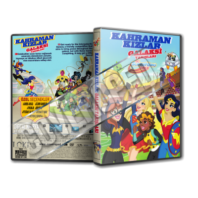 Kahraman Kızlar Galaksi Yarışları 2017 Cover Tasarımı (Dvd Cover)